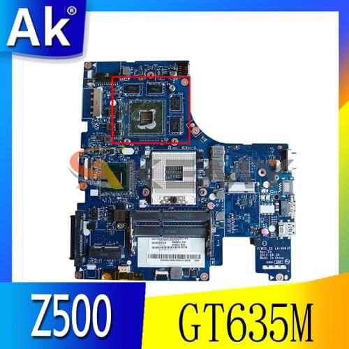 Akemy For Lenovo Z500 Laptop Motherboard VIWZ1 Z2 LA-9061P PGA989 HM77 GPU GT635M GT645M DDR3 100% Test Work