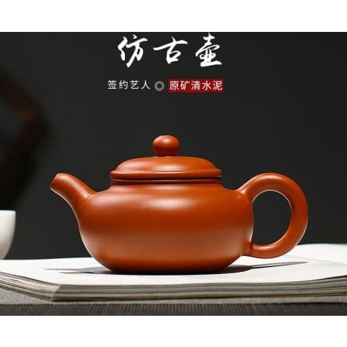 Antique teapot wholesale Yixing purple clay teapot a OEM of semi manual tea set gifts