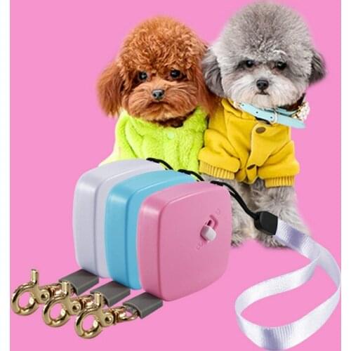 2m Dog Leash Automatic Retractable Cute Mini Portable Nylon Leash Lead Outdoor Puppy Walking Suitable For Small Medium Dog