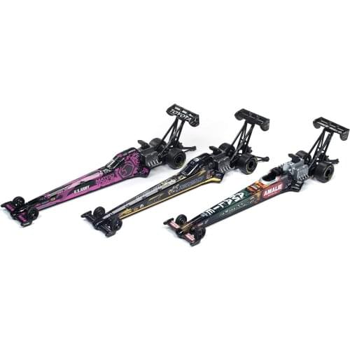 AW AUTO WORLD 1:64 NHRA TopFuel rocket car straight line acceleration race Collection of die casting alloy car model car