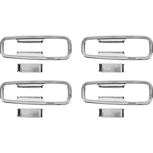 Side Door Handle Bowl Cover Decorative Trim for Dodge Ram 1500 2019-2021 Protection Car Exterior Accessories Chrome ABS