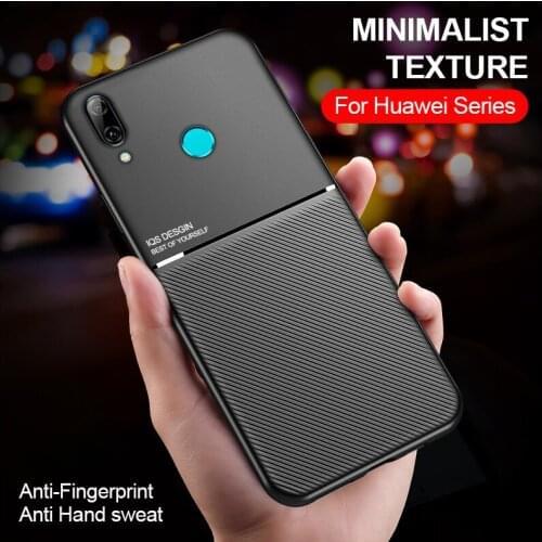 Ultra Thin Case For Huawei Honor 10 Lite 20i 20 Pro Matte PU Soft Frame Case On View 20 20 V20 V20 Car Holder Magnet Cove Shell