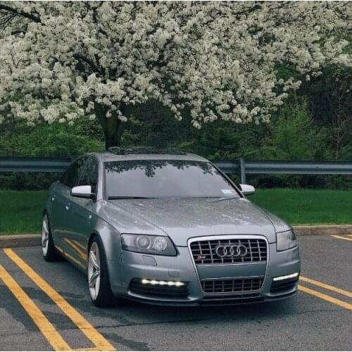 OEM Compatible with Audi A6 C6 S6 S Line front bumper CUPRA R Euro Spoiler Lip Valance Splitter 3 PİECE LİP