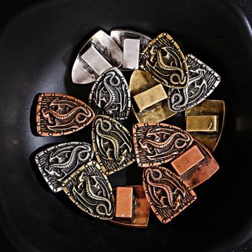 Ethnic Dragon Antique Copper Alloy Beads For Making Paracord Bracelet Vintage DIY Jewelry Beads Findings Components