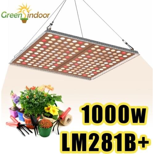 1000W Grow Light Full Spectrum LM281b+ Diodes Sunlike Phyto Lamps With Reflector Indoor Mute Cultivation UV Lamp for plants