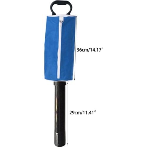 Golf Ball Picker Shag Bag Putter Holder Storage Retriever Portable Ball Catcher Collector
