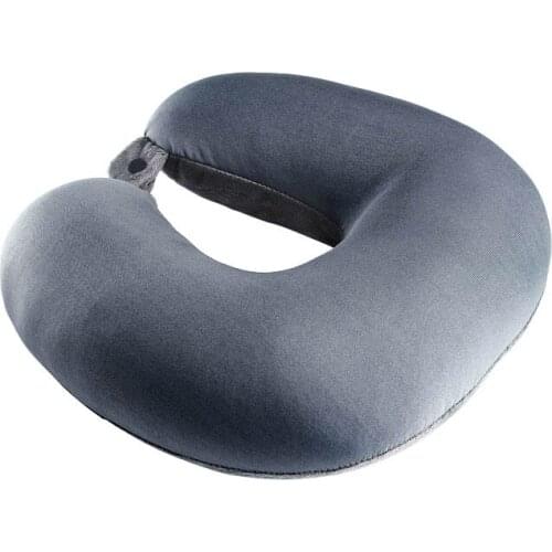 Hot 6 Colors For Choice Lightweight New Soft U-Shape Headrest Foam Particles Neck Pillow Flight Travel Cervical Cushion