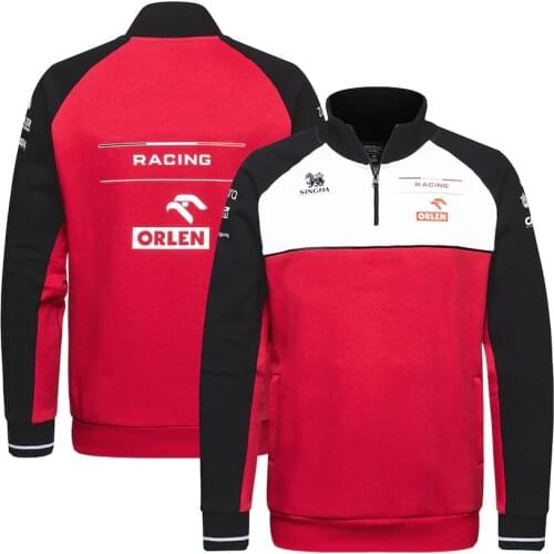 Alpine Martin New 2021 Season Motorsport F1 Team Racing Car Fan Sweatshirt Teamline Mens Sweater Clothing Full Zip Sweat Jacket