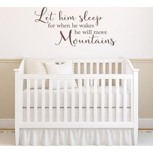 Baby room wall stickers for children Mountains house Vinyl Decals Baby Boy Nursery PVC Decor Wall Decal adesivo de parede G94