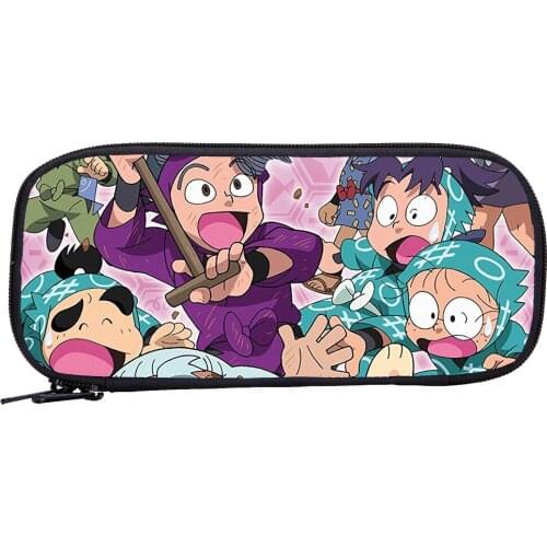 Nintama Rantarou School Pencil Bag Cartoon Pencil Case Kids Children Pen Storage Pencil Bag Pouch