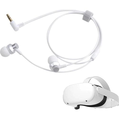 New Noise Isolating Earphones For Oculus Quest 2 VR Headset,with 3D 360 Degree Sound In-Ear Oculus Quest 2 VR Headphones