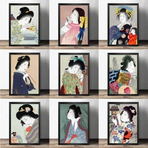 Nostalgia Japanese old style Poster Kraft Paper Retro Posters Wall Art Painting Kidsroom Decor Sticker