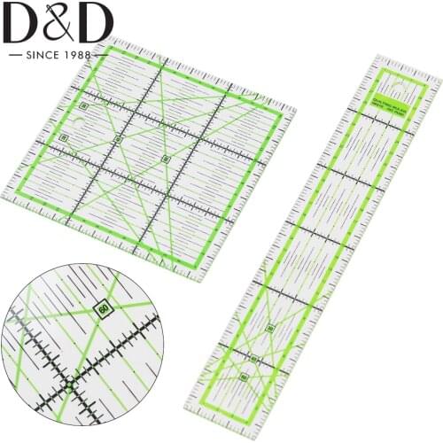 Transparent Acrylic Sewing Patchwork Ruler Quilting Ruler Home Cutting Tailor Ruler For Any Fabric DIY Sewing Tools