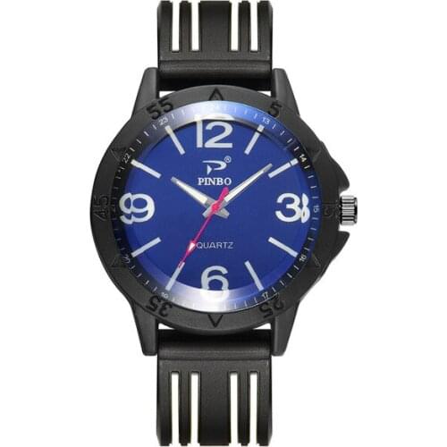 Luxury 4D High-End Simple Fashion Mens Watch Business Silicone Quartz Watch erkek kol saati 2019 Men Gift zegarki meskie reloj