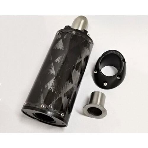 Universal Motorcycle Exhaust Pipe Catalyst Stainless Steel Silencer Removabel DB Killer Rear Muffler Pipe Direct Plug-in