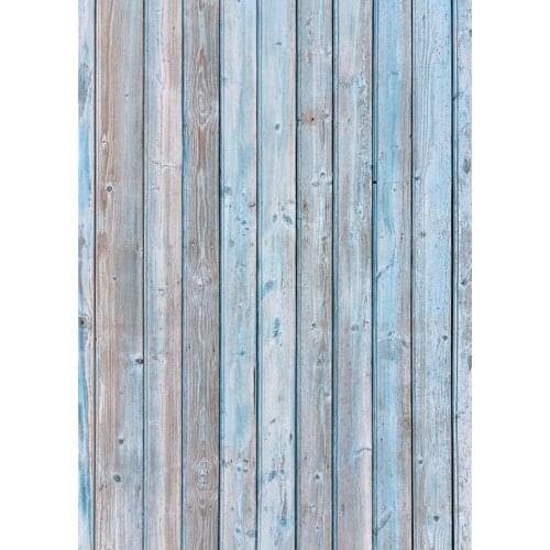 Vinyl Photography Backdrops for Photo Studio Light Blue Wooden Plank Photographic Backgrounds Baby Shower Children Photocall
