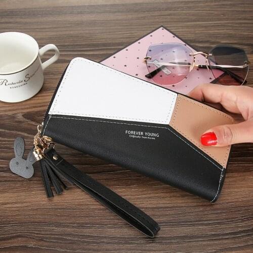 Women Wallets Medium Leather Purse Women Ladies Card Bag For Women 2020 Female Purse Money Clip Wallet