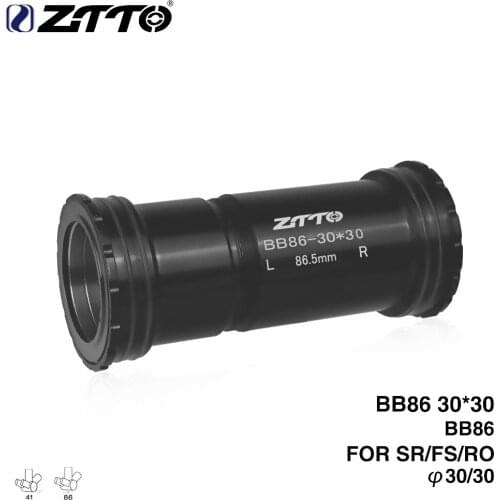 ZTTO BB86 30 Press Fit Bottom Brackets 4 Bearings for Road Mountain bike BB Rotor chainset For 30mm Crankset 41mm Frame Shell