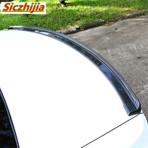 1.5m carbon fiber rear spoiler wing lip 3D sticker for Chery Tiggo Fulwin A1 A3 QQ E3 E5 G5 V5/EMGRAND EC7 EC7-RV EC8