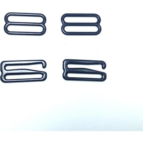200pcs Gunmetal Metal Slide Hook - 1/2 Inch