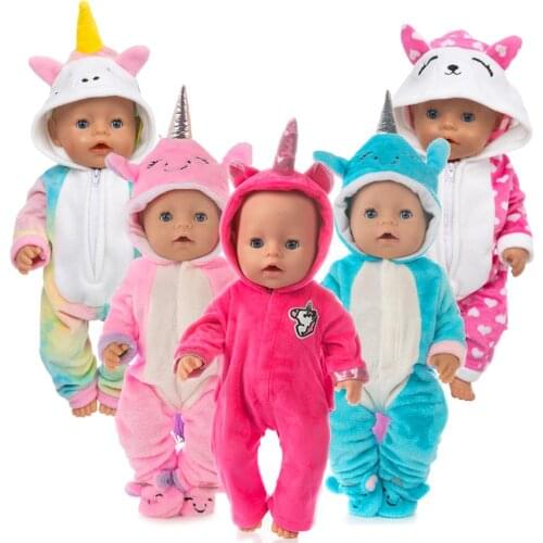 2020 New Suit Fit For 43cm Baby Born Doll 17inch Born Babies Doll Clothes