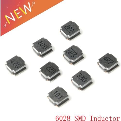25Pcs Original Power inductor SWPA6028S 6028 2.2uH-100uH SMD Chip Shield winding inductance high quality
