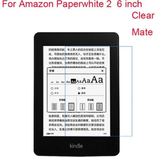 5pcs/lot HD Clear/Matte Screen Protector film for Kindle Paperwhite 1 2 3 499 958 10th 6 Inch