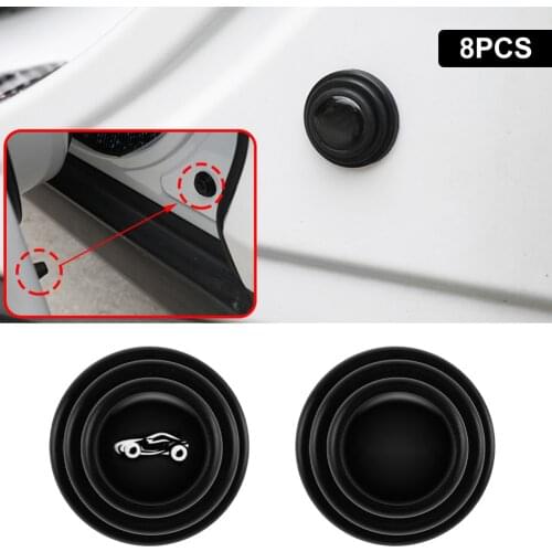 8pcs Car Door Shock Absorbing Gasket Universal Car Trunk Sound Insulation Pad Shockproof Thickening Cushion Stickers wholesale