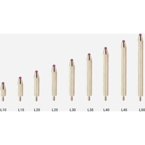 9pcs M2.5 lengthen ball head for Dial gauge probe, needle tip probe for dial indicator, height measuring needle height