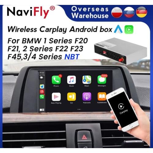 NEW! Decoder Box Wireless Apple CarPlay Android Auto for BMW 1/2 Series 3/4Series F20/F21 F30/F31 F22/F45 F32/F33 NBT system