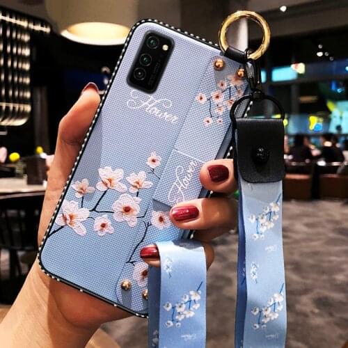 Case For Samsung Galaxy S21 Plus S20 S10 S9 S8 S7 S7edge Note20 A10 A20 A30 A50 A70 A71 With Lanyard Wrist Strap For Samsung A51
