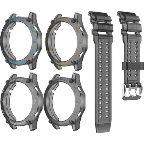 Case Compatible with -HUAWEI GT2 Smart Watch with TPU Dynamic Clear Drop-Resistant Protector-Protective Cover