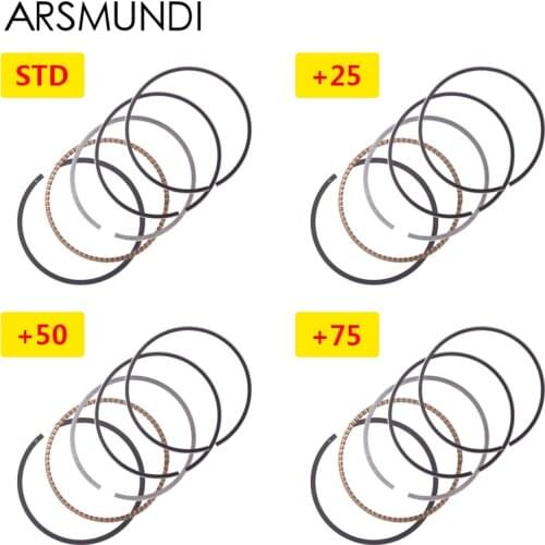 Motorcycle Engine Cylinder Part STD Bore Size 48mm Piston Rings For Yamaha FZR250 3LN Big Ban Dolphins 250 Crystal Lamp ZEAL250