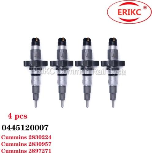 ERIKC 0445120007 /Cummins 2830224 Common Rail Injector 0 445 120 007 Auto Spare Parts FOR IVECO Cummins 2830224 /2830957 289727