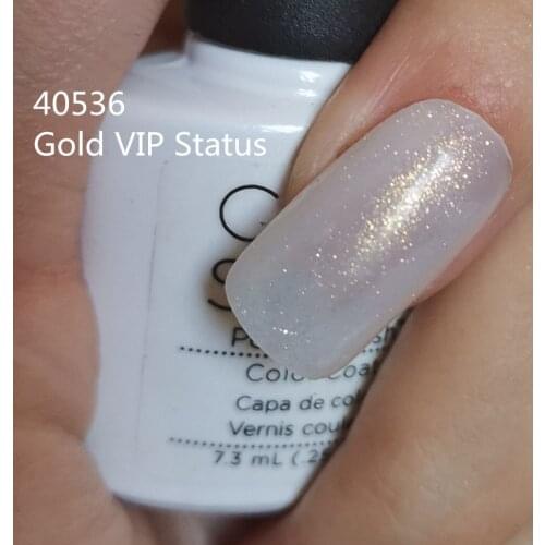 40536 Gold VIP Status gel polish UV gloss sealer soak enhanced 7.3ml long lasting manicure art nail gel Lak varnish primer