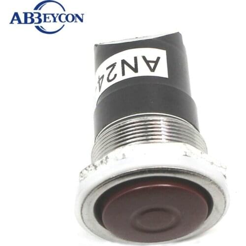 NS197 AN24-K ON-(OFF) SPST 2 Pin 20MM Heavy Type Push Button Switch20mm push switch