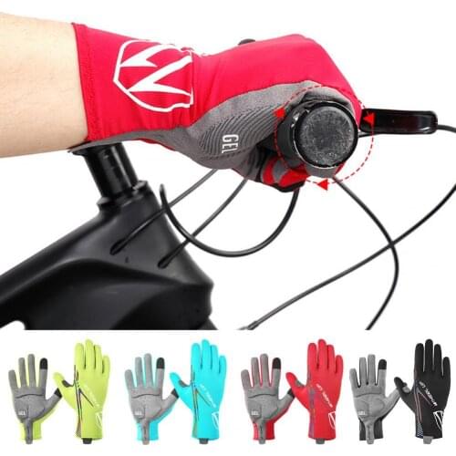 Wheel up Thin Screen Long Full Fingers Gloves Sports bike Cycling Gloves MTB Road Bike Racing Gloves Women Men Bicycle Gloves