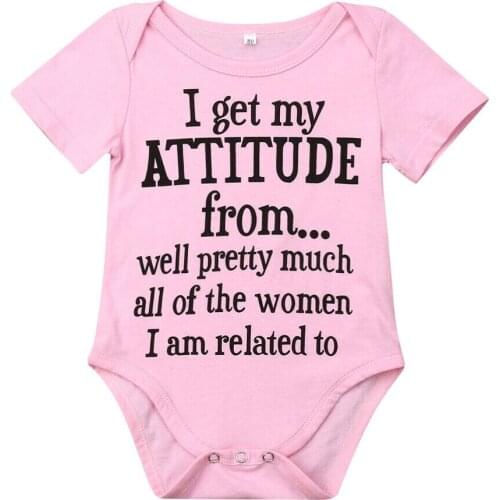 Newborn Baby Girls Cotton Bodysuit Letter Print Short Sleeve Casual Jumpsuit Playsuit Baby Girl Clothes Oufit