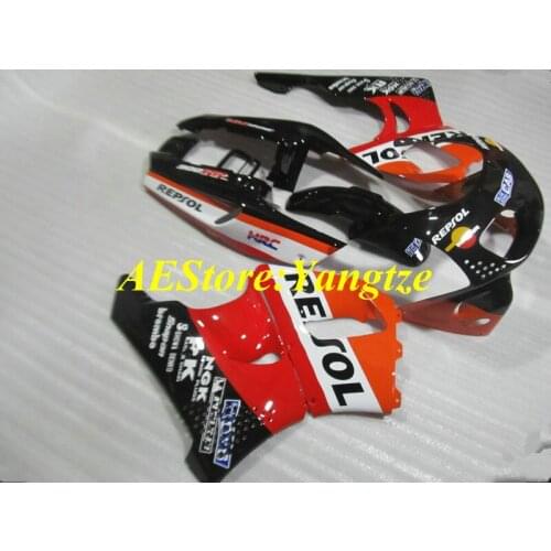 Custom Motorcycle Fairing kit for HONDA CBR900RR 96 97 CBR900 893 CBR900RR 1996 1997 Red gloss black Fairings set HE13