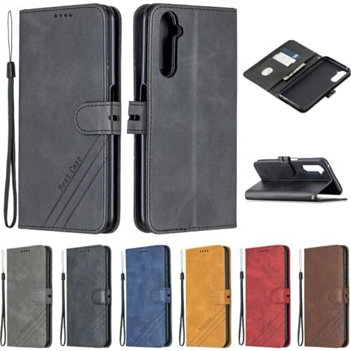 OPPO Realme 6 Case Leather Flip Case na For Coque OPPO Realme 6 Pro Phone Case Realme 6 Fundas Luxury Magnetic Wallet Cover Etui