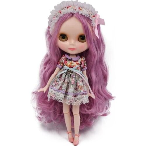 Neo Blyth Doll NBL Customized Shiny Face,1/6 BJD Ball Jointed Doll Ob24 Doll Blyth for Girl, Toys for Children NBL23