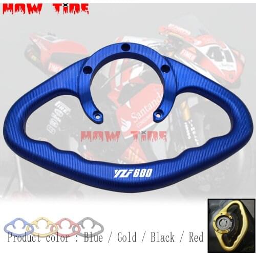 Motorcycle Accessories CNC Passenger Handgrips Hand Grip Tank Grab Bar Handles Armrest For YZF600 1994-1997 1995 1996