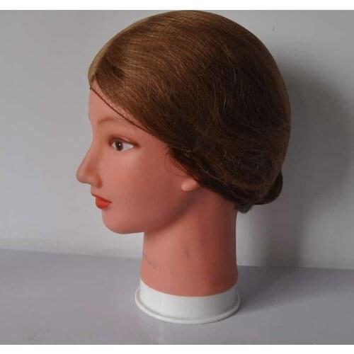 Disposable hairnet 20inch blackor brown color nylon hair net can mix color
