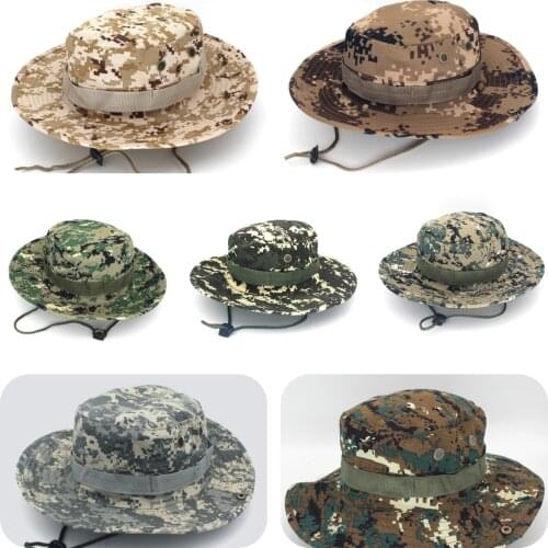 Sun Protection Tactical Boonie Hat Quick Drying Fishing Hats for Men Women, Bucket Hats for Safari Fishing Beach