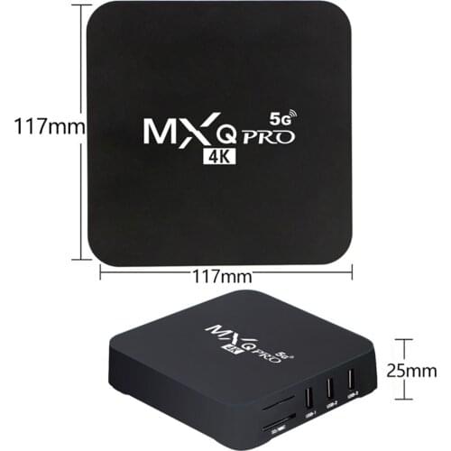 Android Smart TV Box 5G Network Players Home Remote Control IPTV Box 4K 1080P Youtube Media Player 2.4GWifi Set Top Box