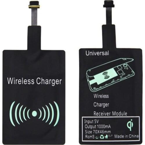 Qi Wireless Charger Receiver Module Smart Charging Adapter Receptor for Android Type-A lightweight Wireless Charger Receptor