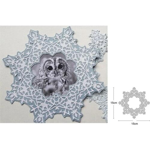 Craft dies Snowflake metal cutting dies cut die mold decoration Scrapbooking dies knife mould blade punch stencils dies new 2021