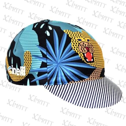 Classic Illustration Golden Leopard Sharp Teeth Polyester Cycling Caps Protection Bandana Mtb Visors For The Sun Summer Hat