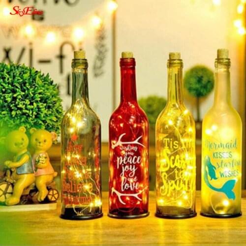 New Year 1M 2M 3M 5M 10M LED Silver Wire String Lights For Christmas Home Wedding Decoration Fairy Garland Battery Powered 5Z