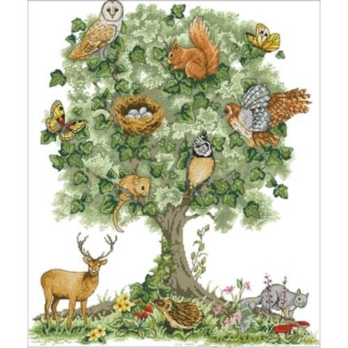 TOP Watch wild animals patterns Counted Cross Stitch 11CT 14CT 18CT DIY Chinese Cross Stitch Kits Embroidery Needlework Sets